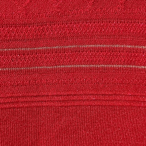 Liz Claiborne Vibrant Red Crew Neck Sweater - Picture 6 of 9